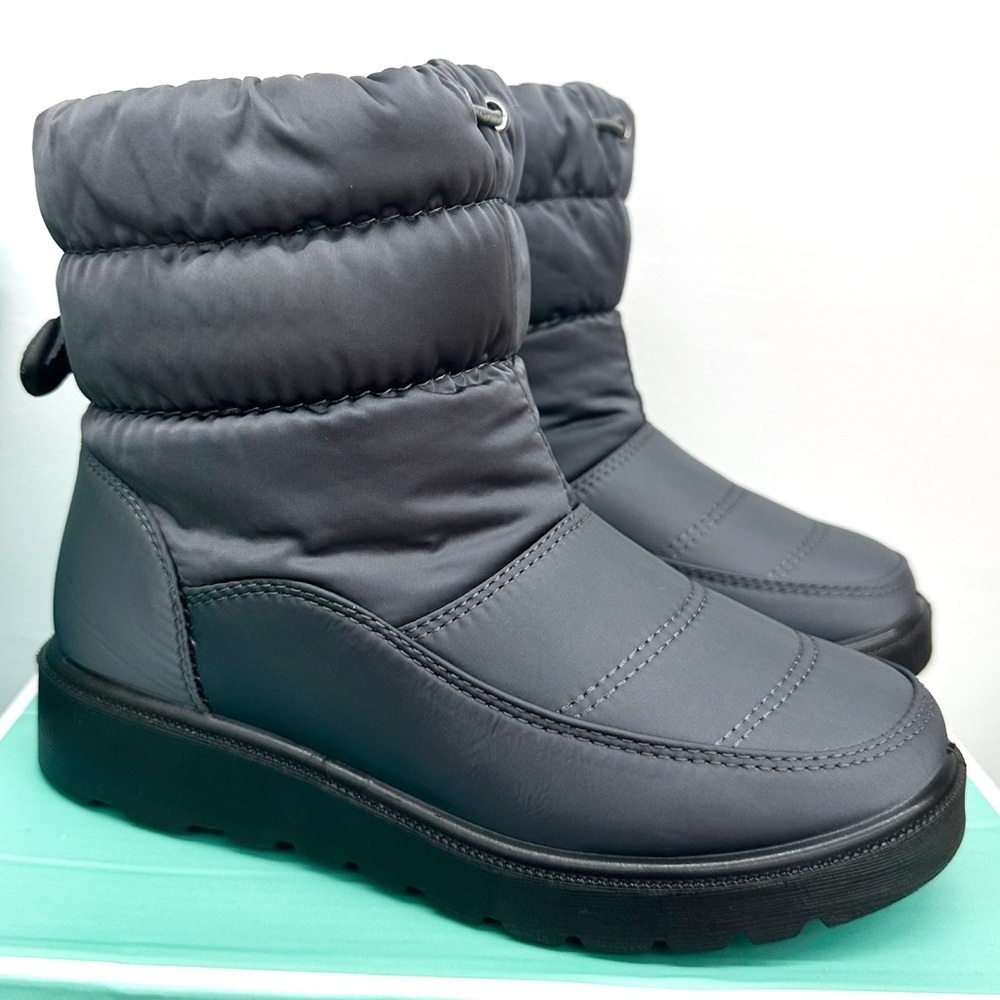 GIRLS Grey Winter Snow/Rain Boots